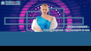 Кукарская Елена - Не подходите ко мне (видео караоке)